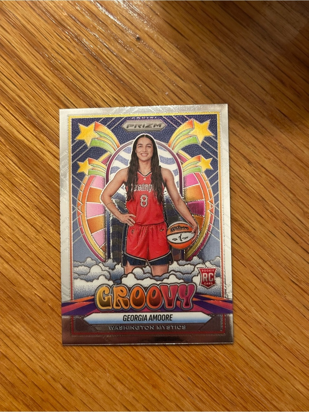 Panini Prizm Groovy Insert - Red Uniform